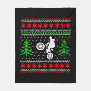 Couverture Polaire Noël BMX