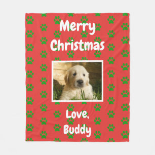 Couverture Polaire Noël Chien Chat Papa Maman Animal de compagnie Amo