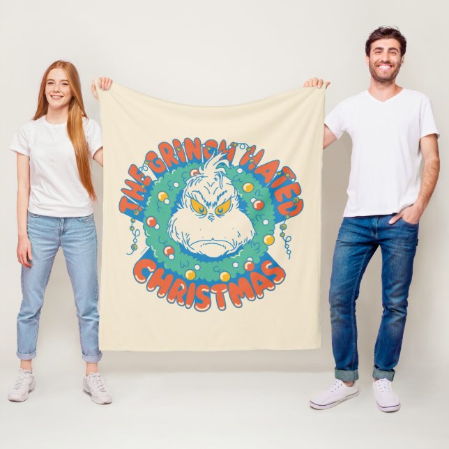 Couverture Polaire Noël de Grinch haï (En situation)