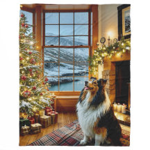 Noël en Écosse Collie Vacances