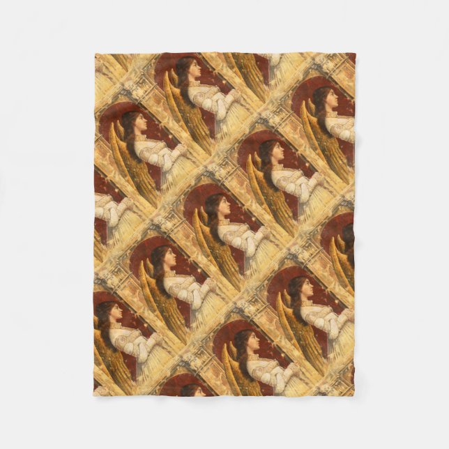 Couverture Polaire Noël Fresco Angel (Devant)