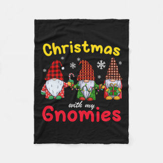 Couverture Polaire Noël Gnome Famille Pour Femmes Hommes Gnome Lover