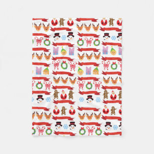 Couverture Polaire Noël mignon
