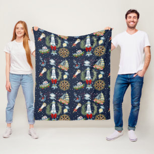 Couverture Polaire Noël nautique