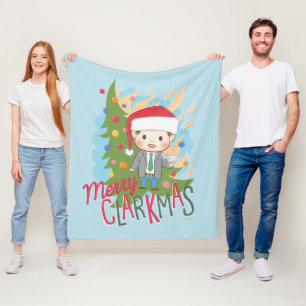 Couverture Polaire Noël vacances Joyeux Clarkmas