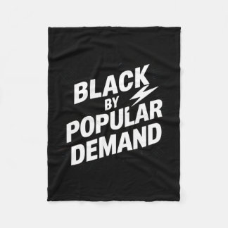 Couverture Polaire Noir