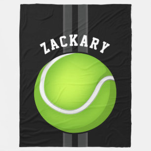 Couverture Polaire Noir de balle de tennis