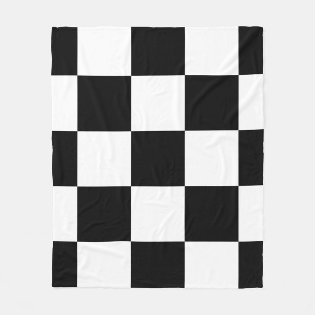 Couverture Polaire Noir et blanc  (Devant)