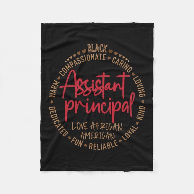 Couverture Polaire Noir Istant Principal Love Africain Américain (Devant)