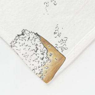 Couverture Polaire NOLA Louisiana New Orleans Beignet Pâtisserie Foot