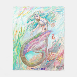 Couverture Polaire Nom couvrant de coutume de med de sirène