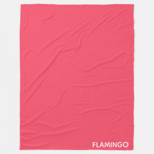 Couverture Polaire Nom de couleur rose Flamant rose