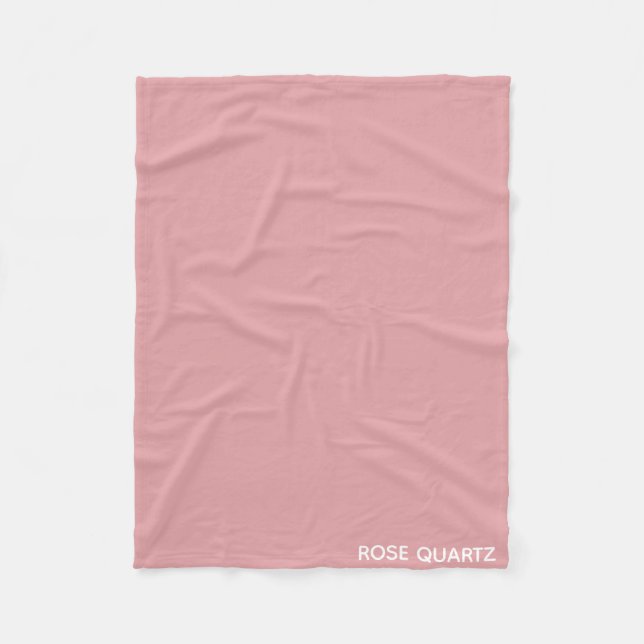Couverture Polaire Nom de couleur rose quartz rose (Devant)