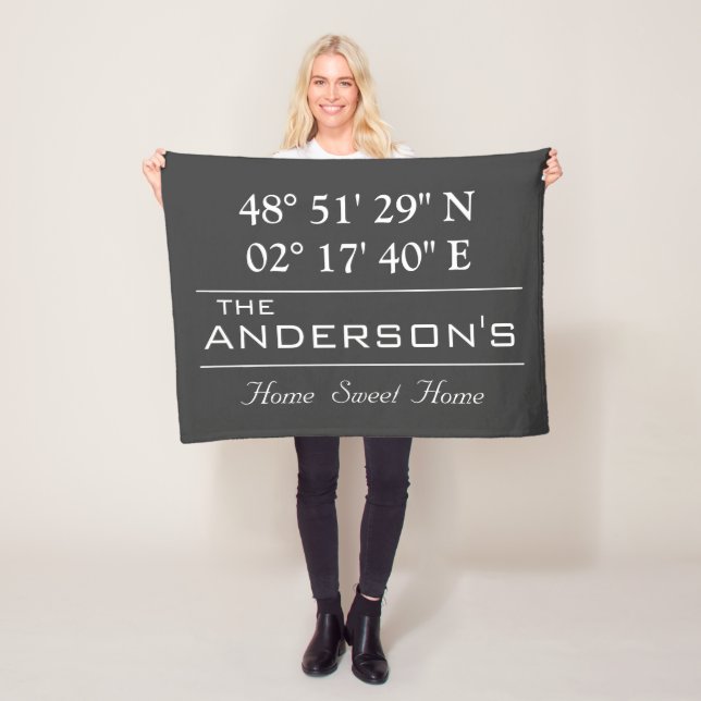Couverture Polaire Nom de famille Latitude Longitude personnalisé Adr (En situation)