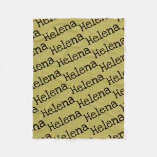 Couverture Polaire nom de Helena de motif noir orphelin de répétiti