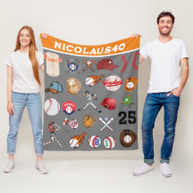 Nom du joueur de baseball personnalisé Gris