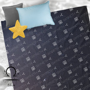Couverture Polaire Nom du Signe du Zodiaque Balance Constellation Ast