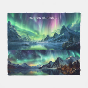 Couverture Polaire Nom personnalisé Aurora Borealis