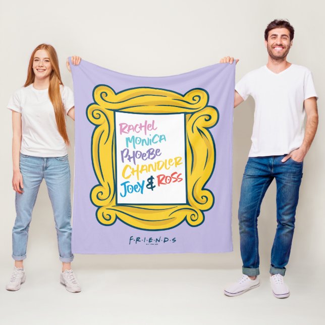 Couverture Polaire Noms de FRIENDS™ dans Peephole (En situation)