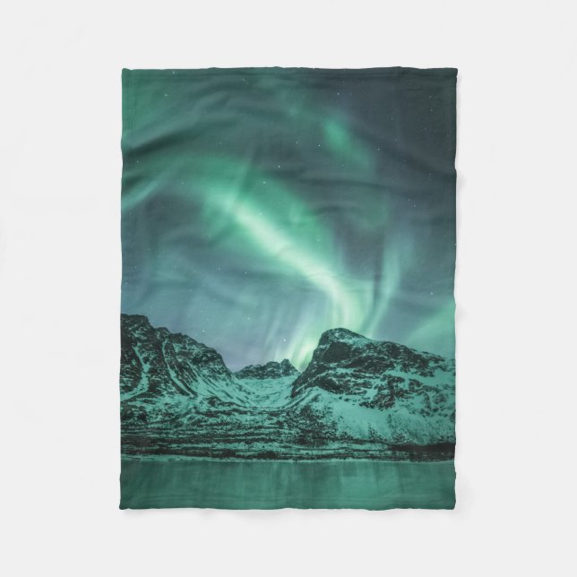 Couverture Polaire Northern Lights Nature Photo (Devant)