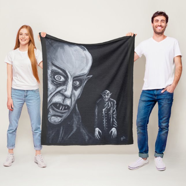 Couverture Polaire Nosferatu 1922 (En situation)