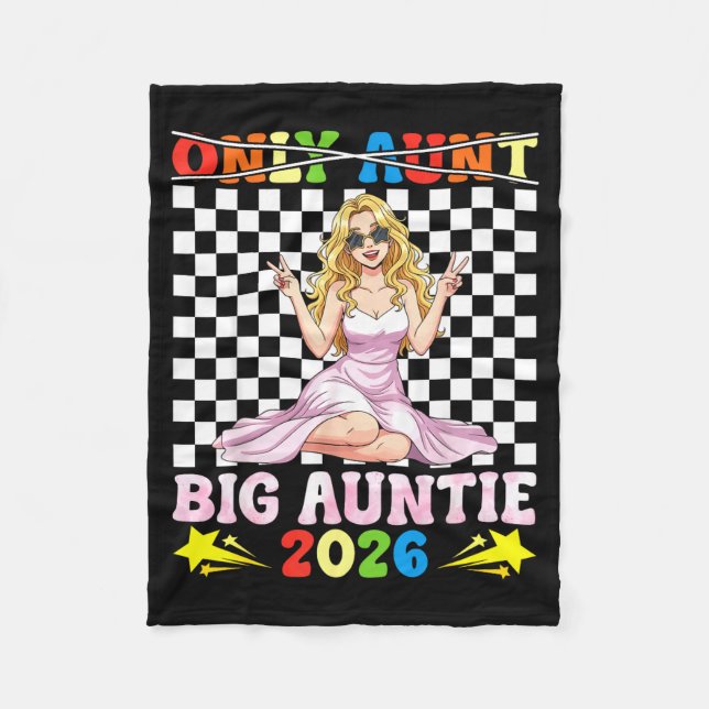 Couverture Polaire Not Only Aunt I Am Big Auntie In 2026 Cute Girl Fa (Devant)