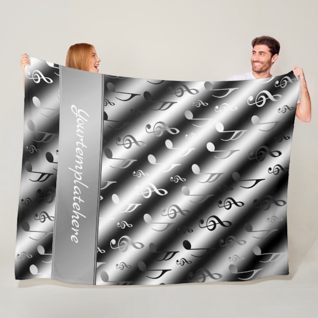 Couverture Polaire note, musique, metal, sheet music, band, clef (En situation)