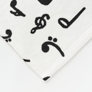 Couverture Polaire Notes musicales