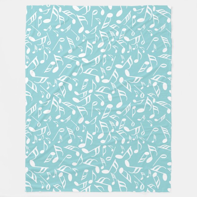 Couverture Polaire Notes musicales (Devant)