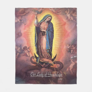 Couverture Polaire Notre Dame de Guadalupe Rev12