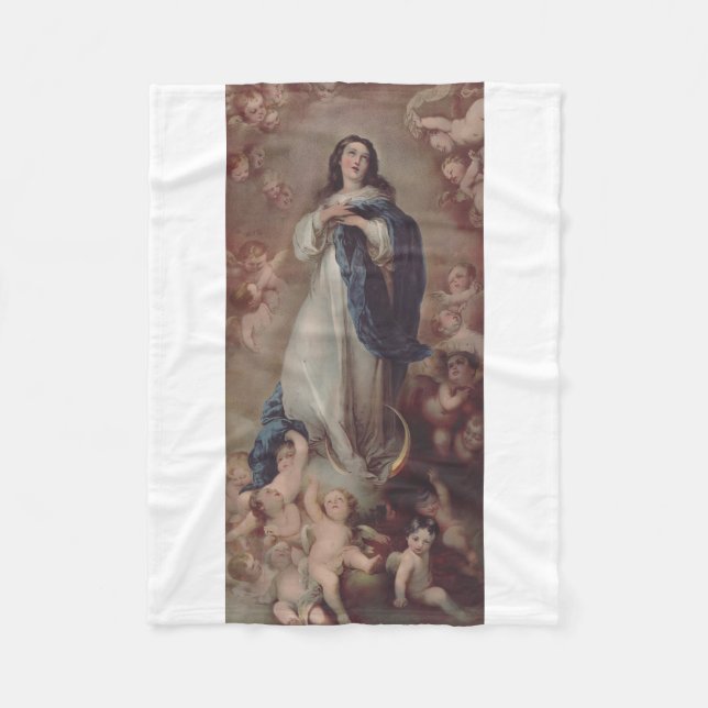 Couverture Polaire Notre-Dame de l'Immaculée Conception Art (Devant)