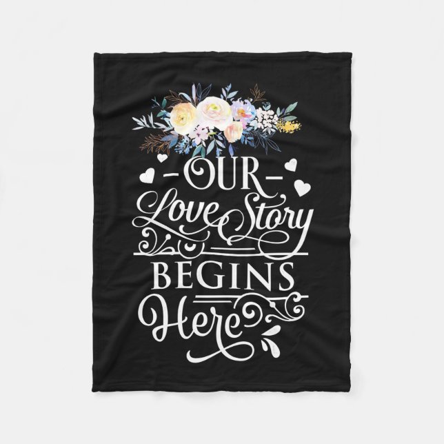 Couverture Polaire Notre histoire d'amour commence ici (Devant)