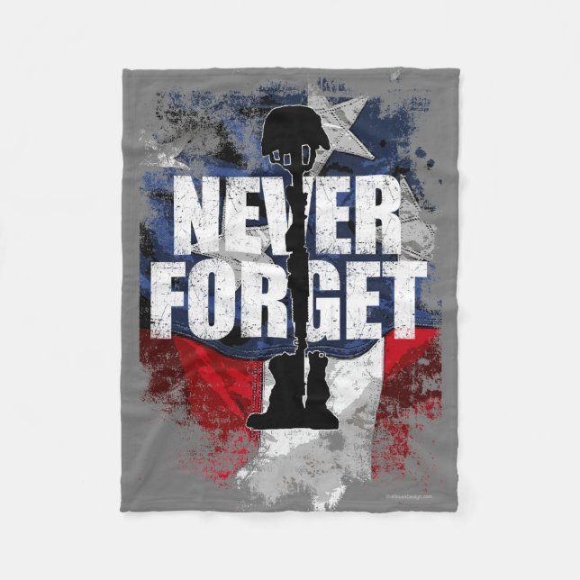 Couverture Polaire N'oubliez jamais (Memorial Day) (Devant)