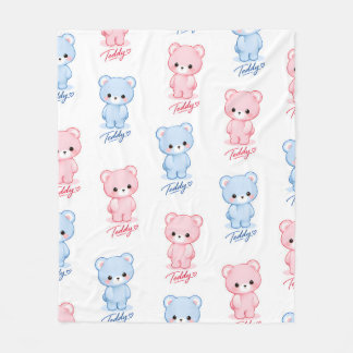 Couverture Polaire Nounours en peluche Enfance douce