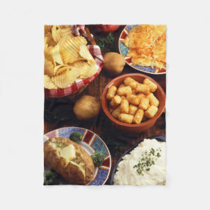 Couverture Polaire Nourritures de pomme de terre