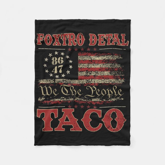 Couverture Polaire Nous Le Peuple Taco Foxtrot Delta Taco 2  (Devant)