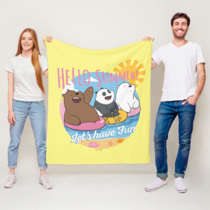 Couverture Polaire Nous Ours Nus - Bonjour été! Amusons-nous