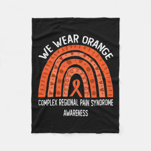 Couverture Polaire Nous Portons L'Orange Pour Le Syndrome De Douleur