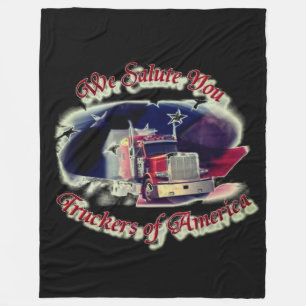 Couverture Polaire Nous saluons les camionneurs américains
