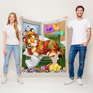 COUVERTURE POLAIRE NOUS VOUS AIMONS TIGER