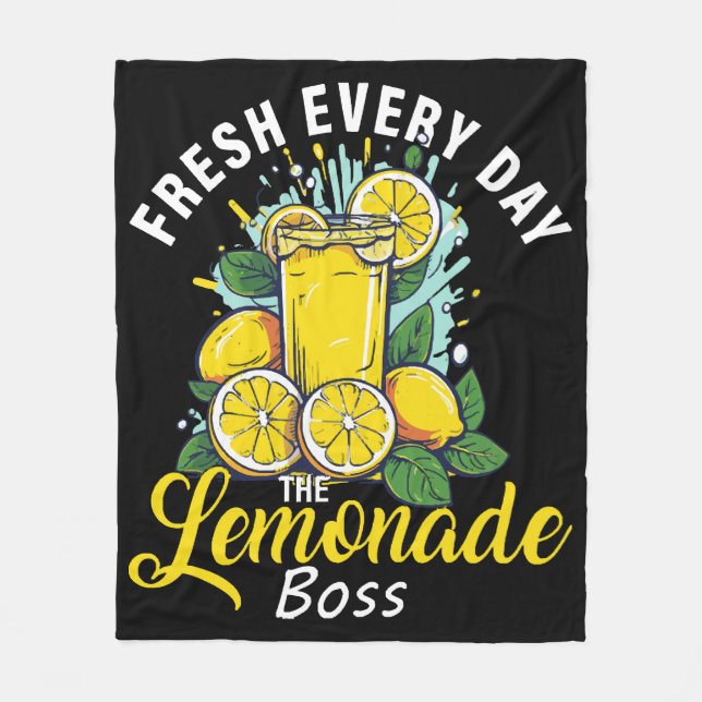 Couverture Polaire Nouveau Chaque Jour Le Patron De Lemonade (Devant)