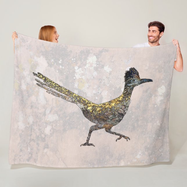 Couverture Polaire Nouveau-Mexique Roadrunner (En situation)