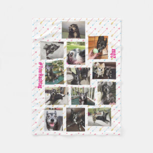 Couverture Polaire Nouveau 🐶 pour animaux de compagnie ou bébé photo