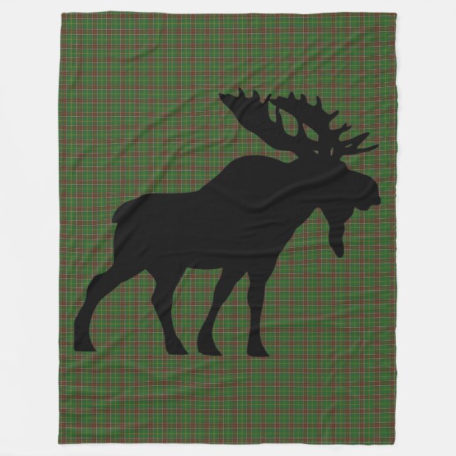 Couverture Polaire Nouveau Tartan Tartan personnalisé orignal Brown P (Devant)
