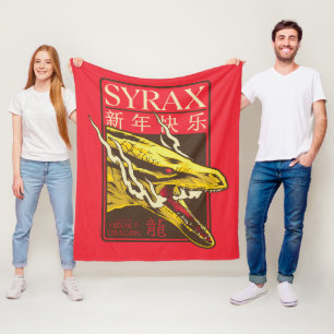 Couverture Polaire Nouvel An Syrax 新 年 乐 快