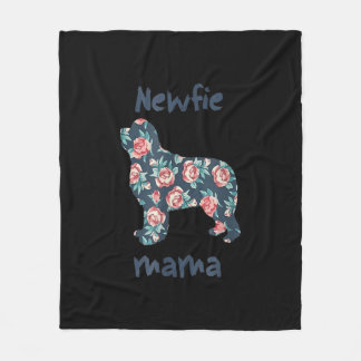 Couverture Polaire Nouvelle maman | Terre-Neuve maman chien présent