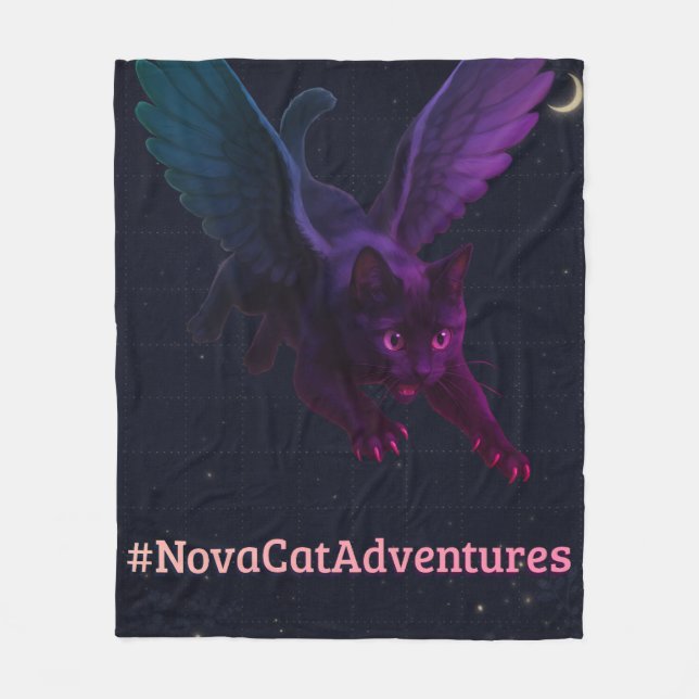 Couverture Polaire #NovaCatAdventures – Winged v2 (Devant)