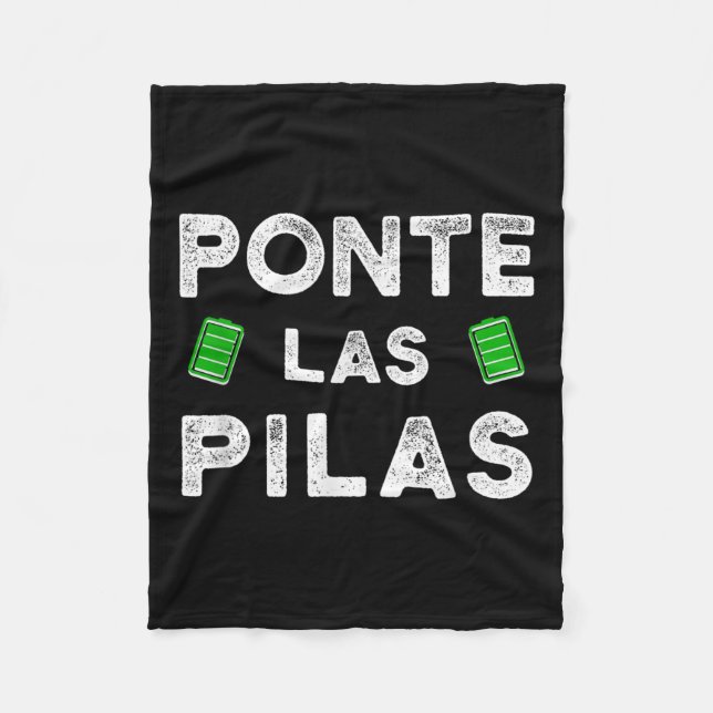 Couverture Polaire Nte Las Las Funny Spanish Saying Motivational  (Devant)