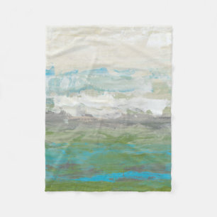 Couverture Polaire Nuages blancs donnant sur le beau paysage