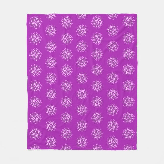 Couverture Polaire Nudibranche Mandala (Devant)